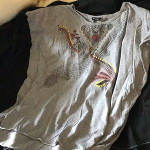 New Top with embroidered emblishment